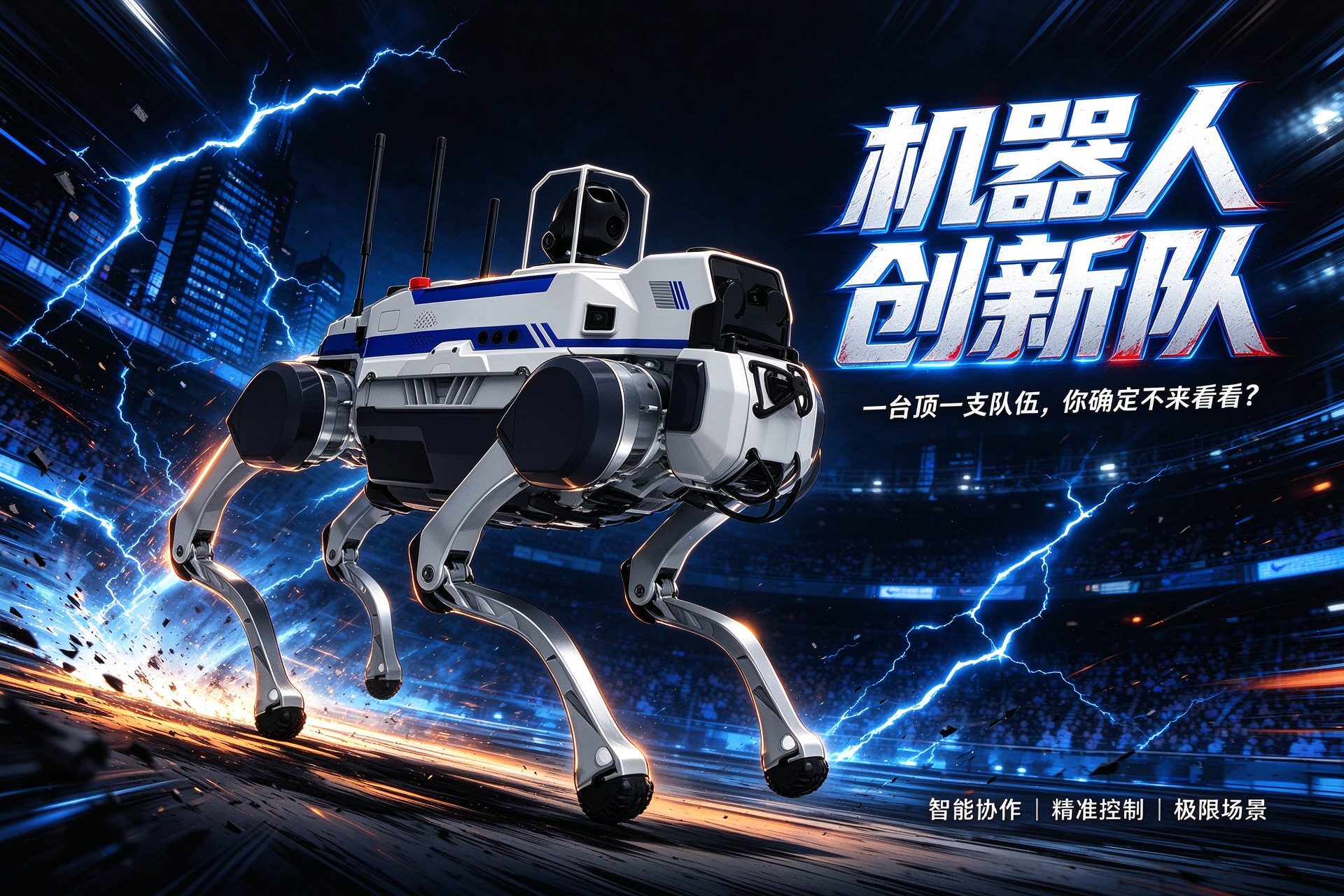 一台顶一支队伍!捷视飞通 2026 机器狗 & 八轮车全国招商启幕